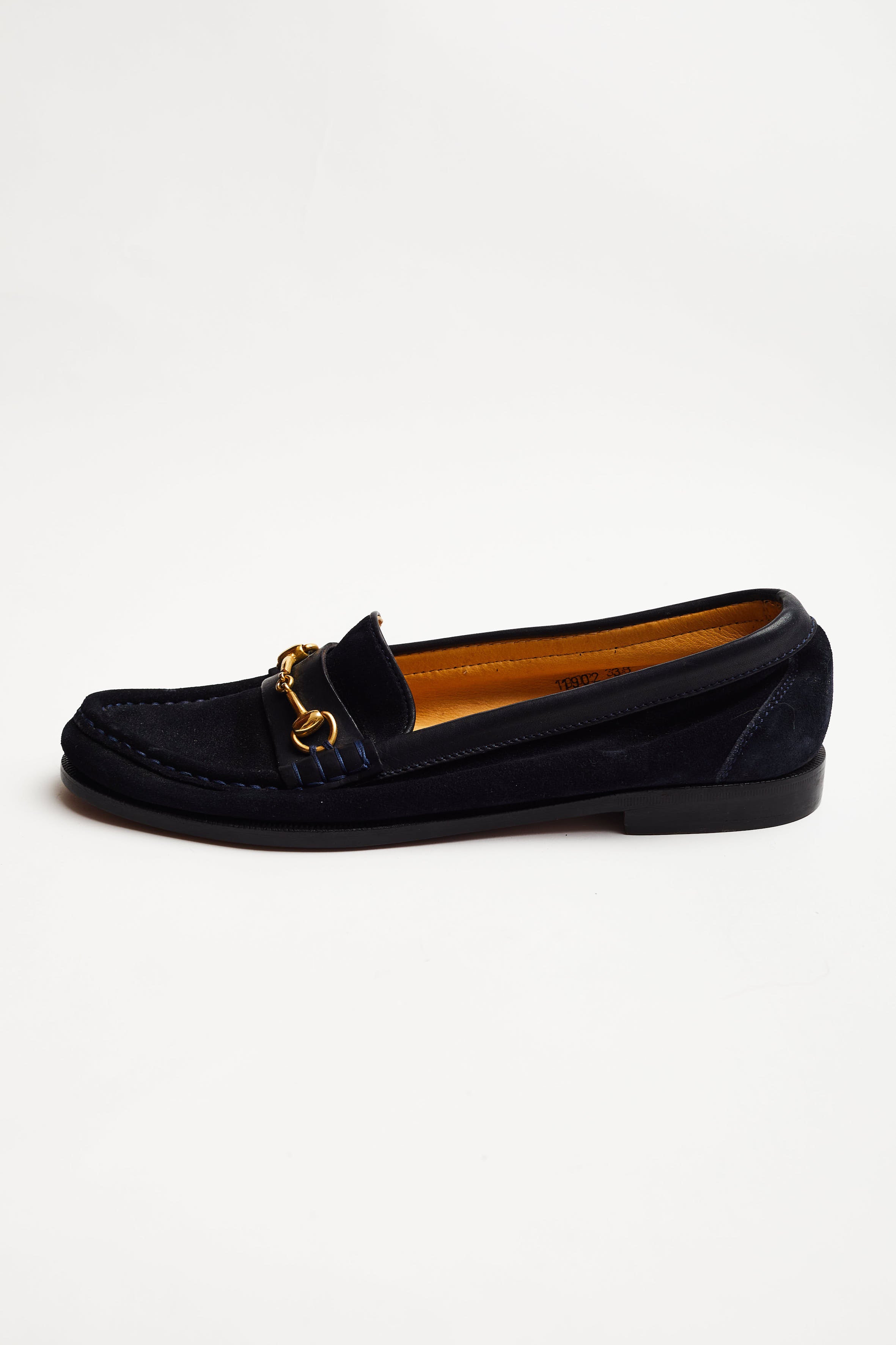Bally <br> 80's suede loafers with gold horsebit detail