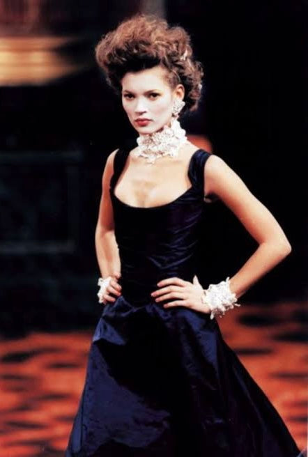Vivienne Westwood <br> S/S 1994 'Cafe Society' draped front velvet corset