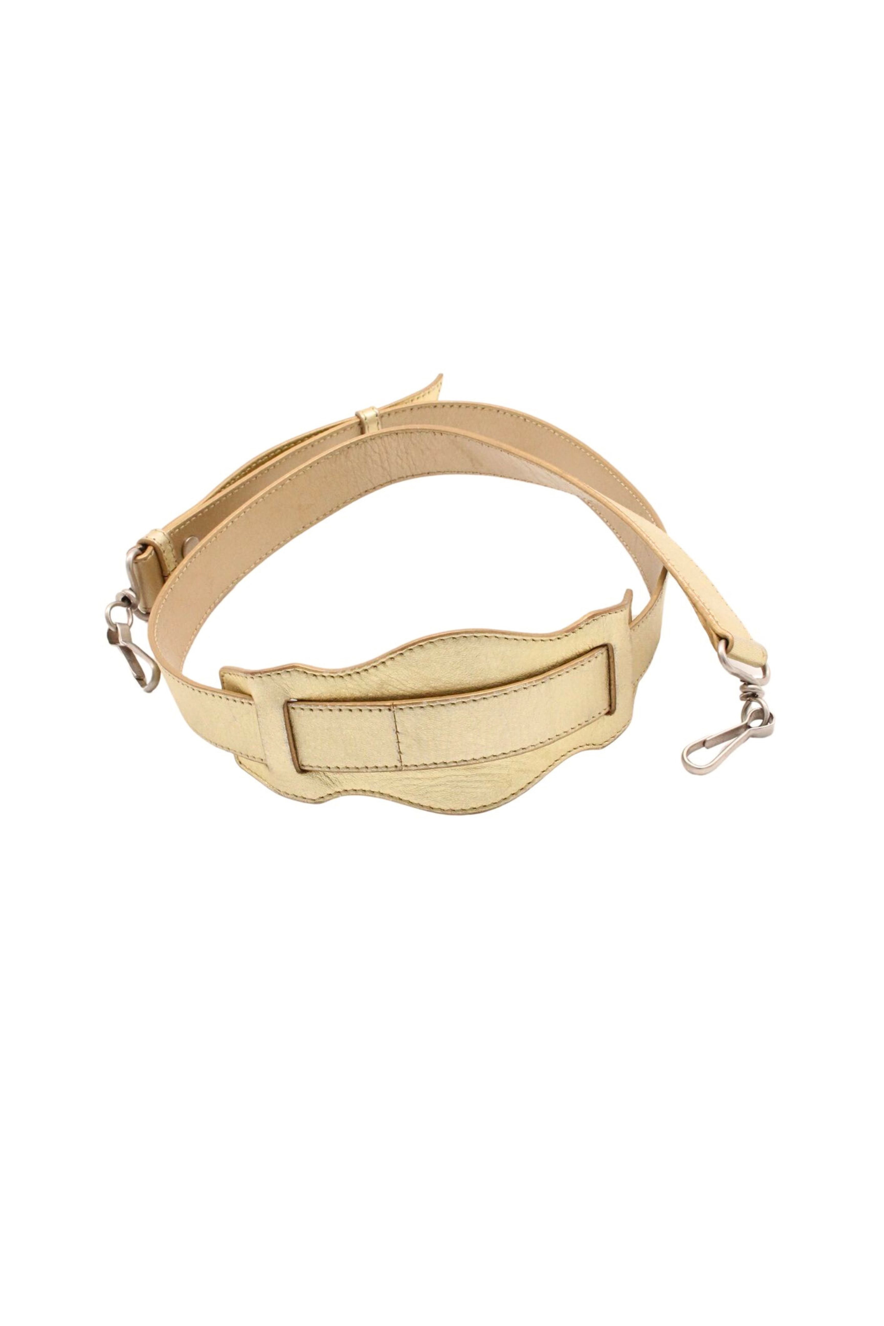 Balenciaga <br> 2000's metallic gold leather City Mini bag