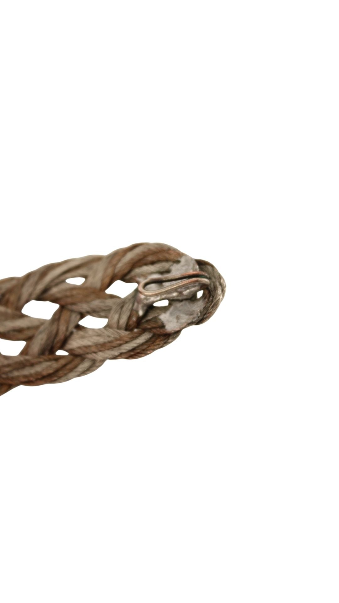 Vintage <br> 70's braided metallic rope belt