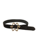 Vintage <br> 90's gold baroque buckle suede belt