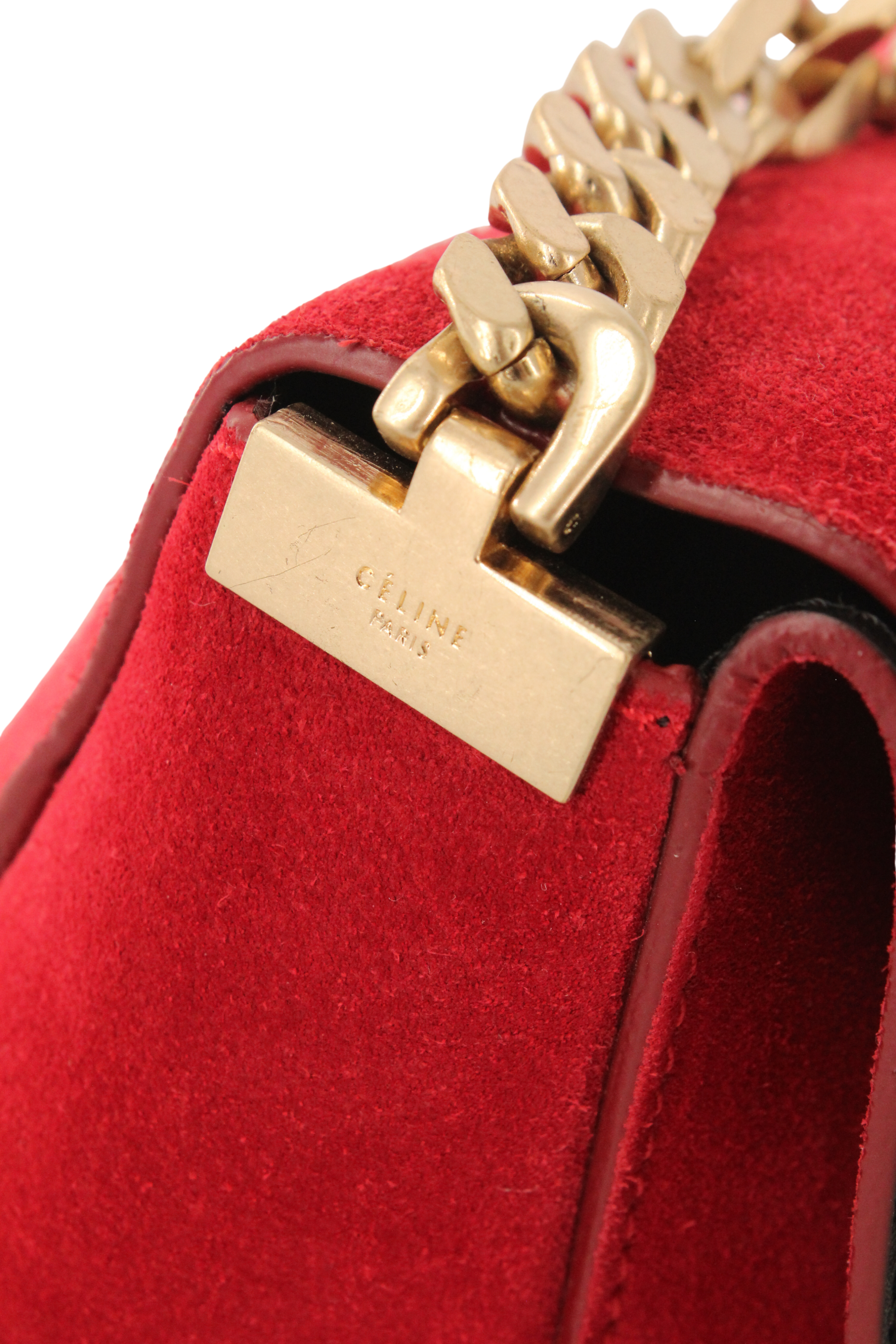 Céline <br> Phoebe Philo Resort 2012 suede Gourmette slouch hobo bag