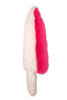 Prada <br> S/S 2011 pink & white faux fur scarf