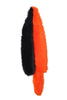 Prada <br> S/S 2011 orange & black faux fur scarf