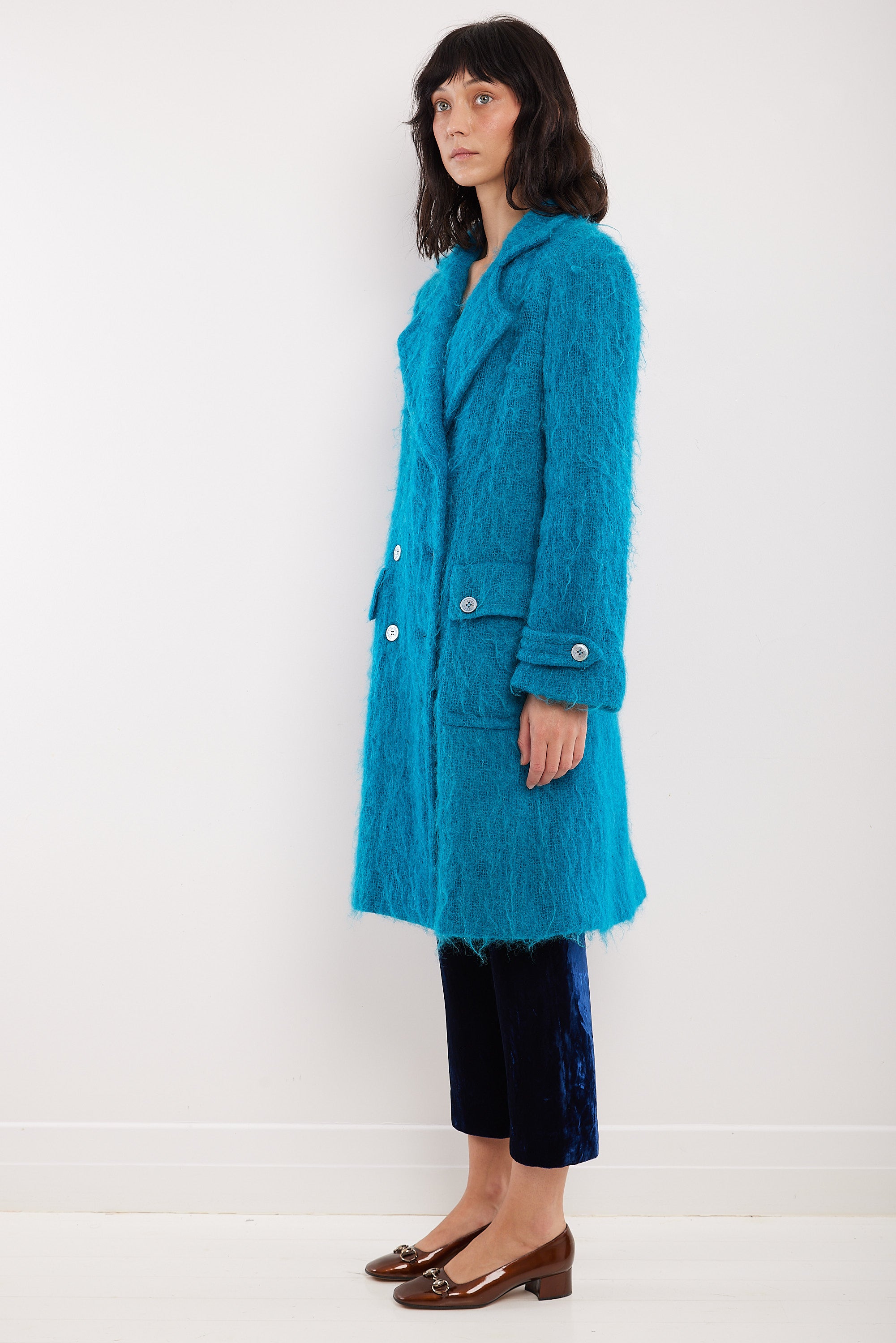 Gucci <br> Tom Ford F/W 1995 runway & campaign mohair coat
