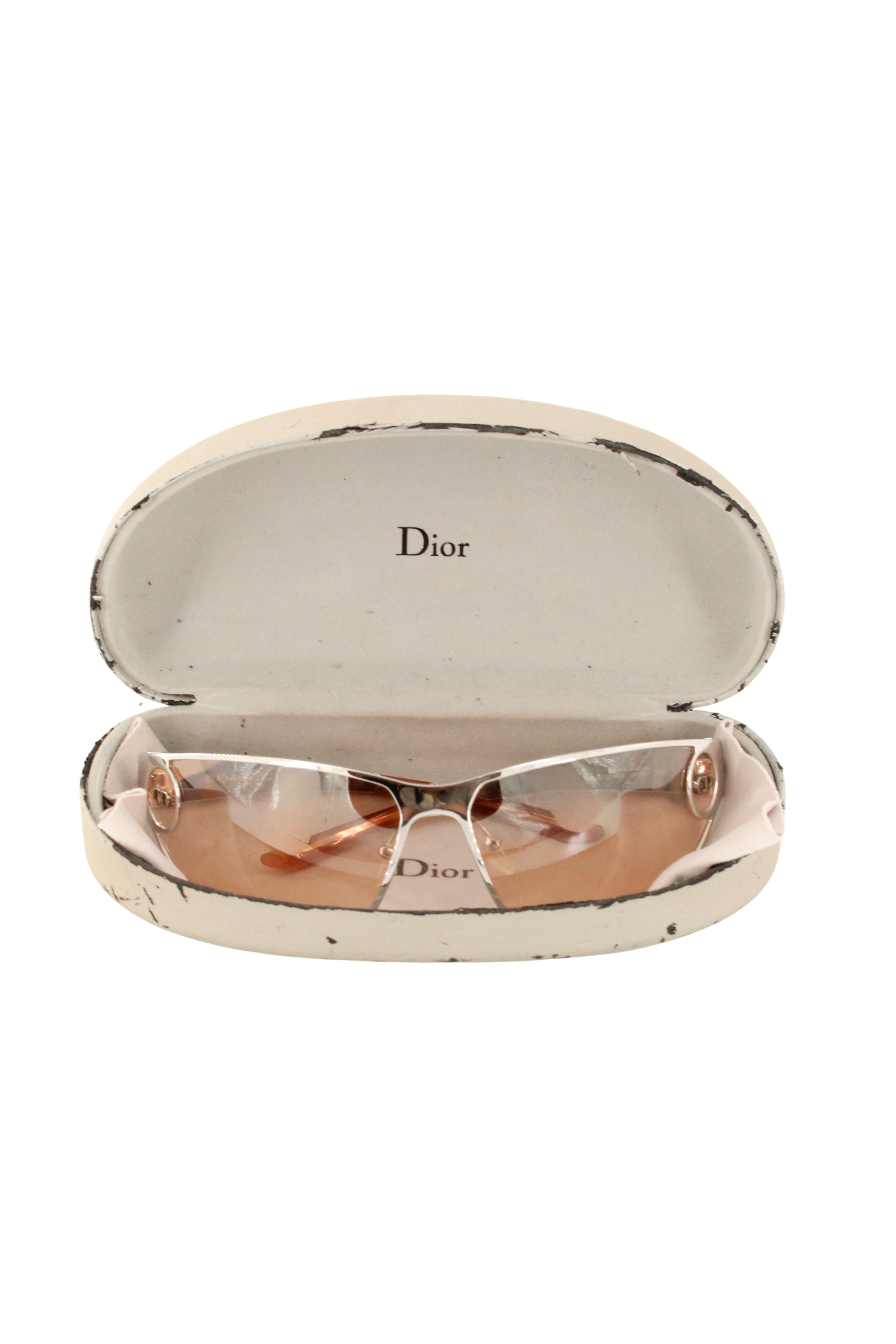 Christian Dior <br> 2000's John Galliano DiorStart wrap logo sunglasses