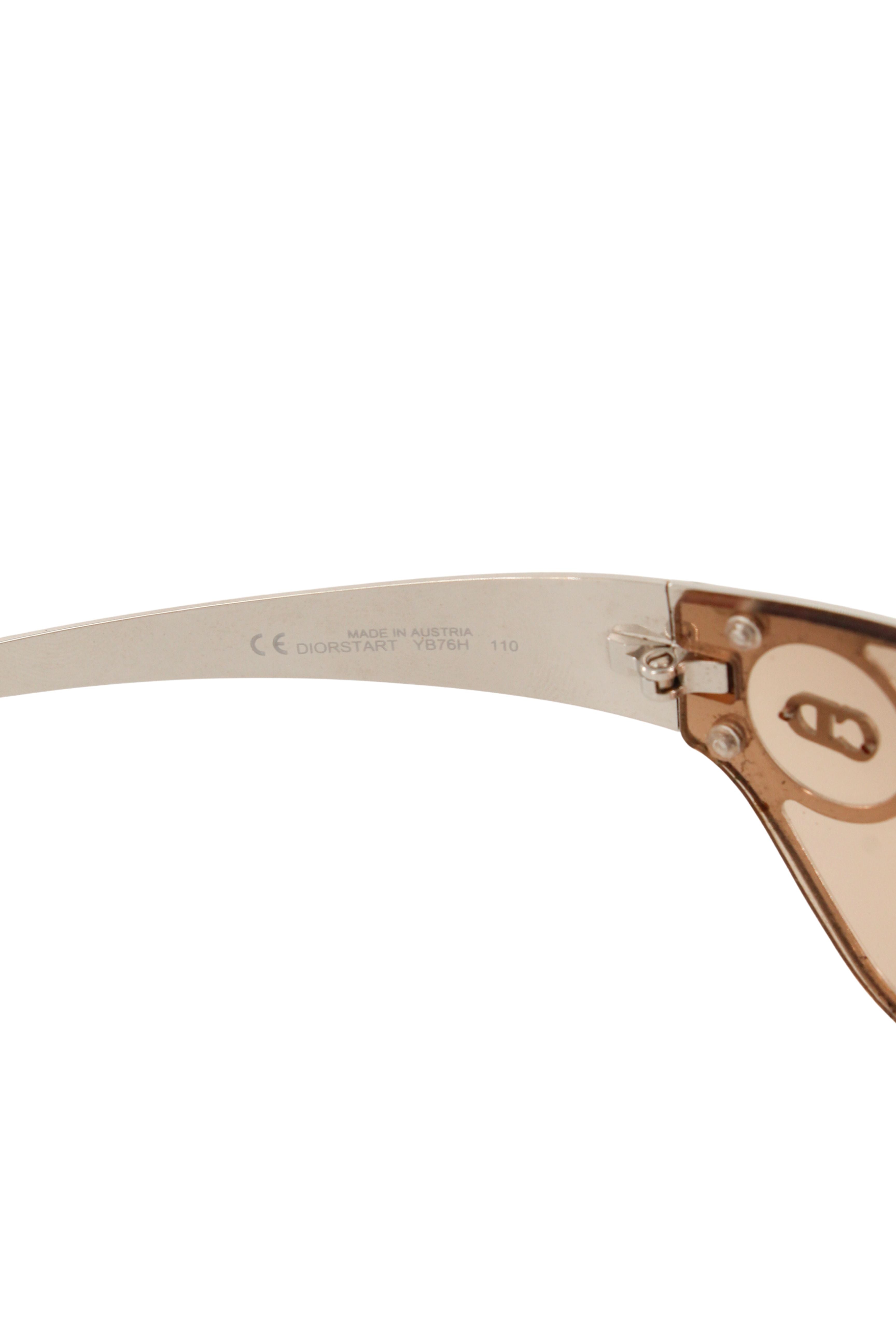 Christian Dior <br> 2000's John Galliano DiorStart wrap logo sunglasses