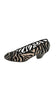 Maud Frizon <br> 1980's deadstock zebra print mesh pumps