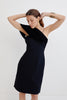 Giorgio Armani <br> F/W 2003 mainline runway sculptural velvet one shoulder dress