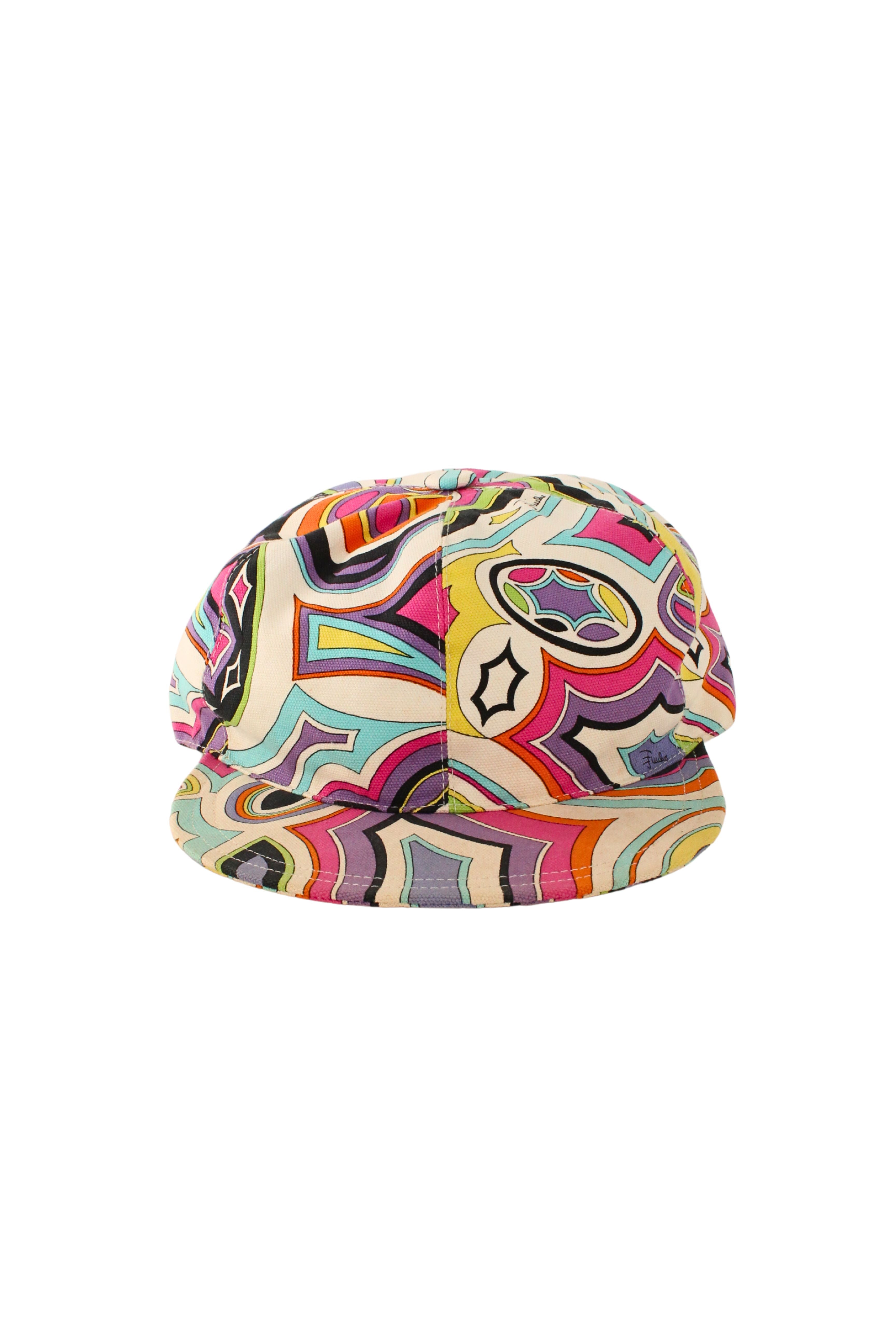 Emilio Pucci <br> S/S 2005 rainbow printed cotton cap