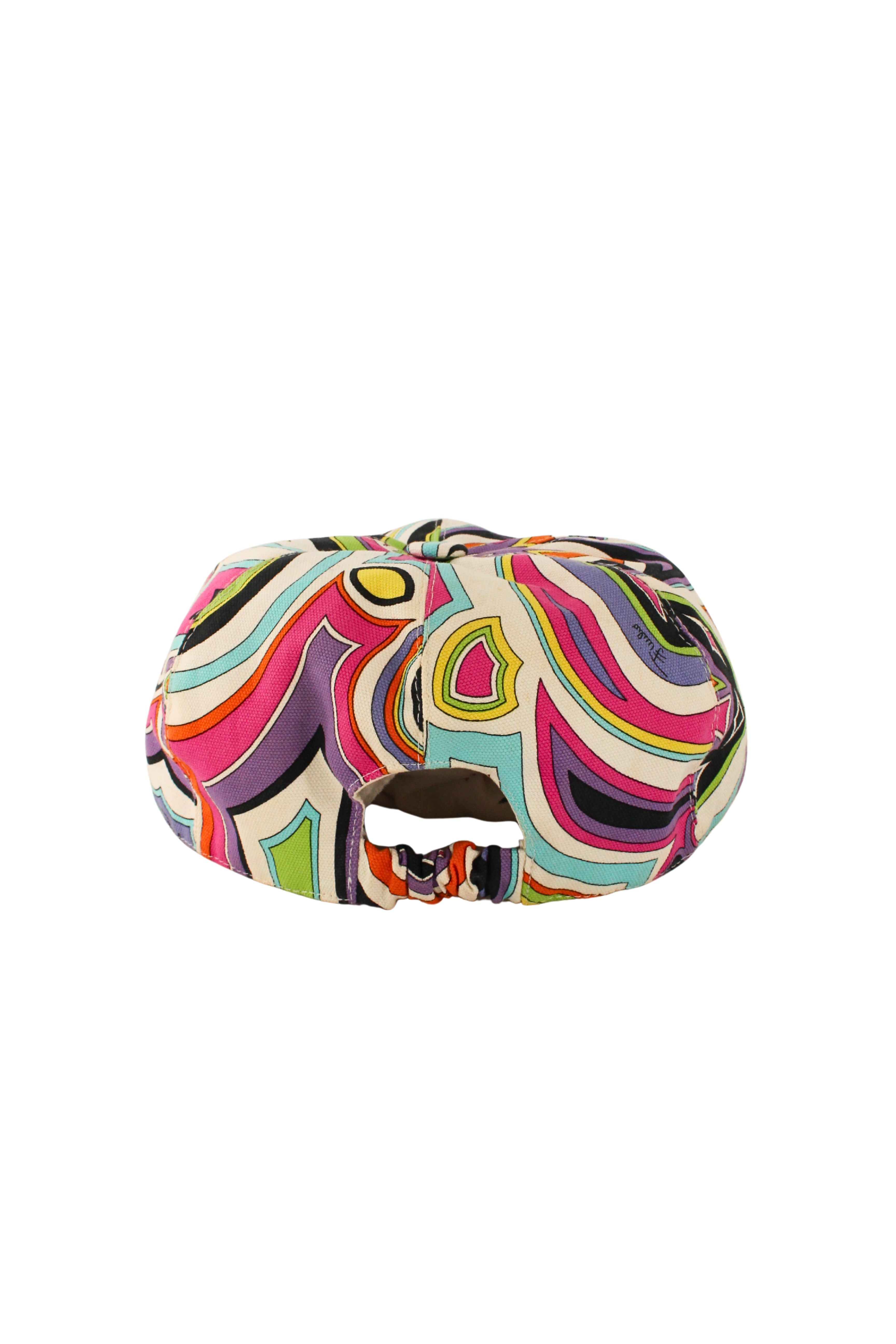 Emilio Pucci <br> S/S 2005 rainbow printed cotton cap