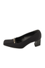 Prada <br> 90's square toe logo sculptural heel pumps