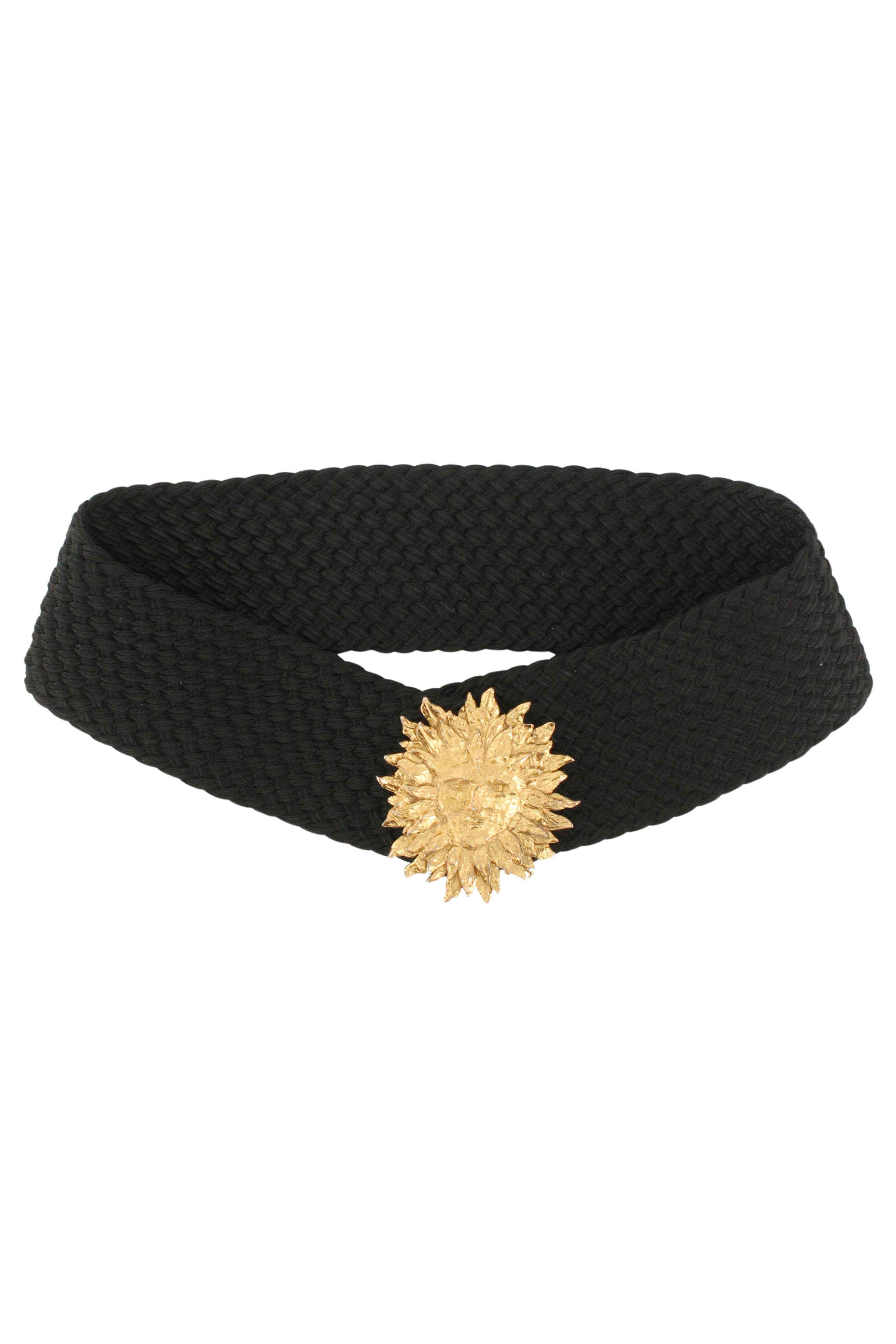 Yves Saint Laurent <br> 80's Robert Goosens sun medallion passementerie belt