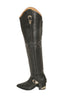 Toga Pulla <br> Thigh high leather cowboy boots with silver hardware