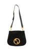 Gucci <br> 1970's suede Blondie shoulder bag