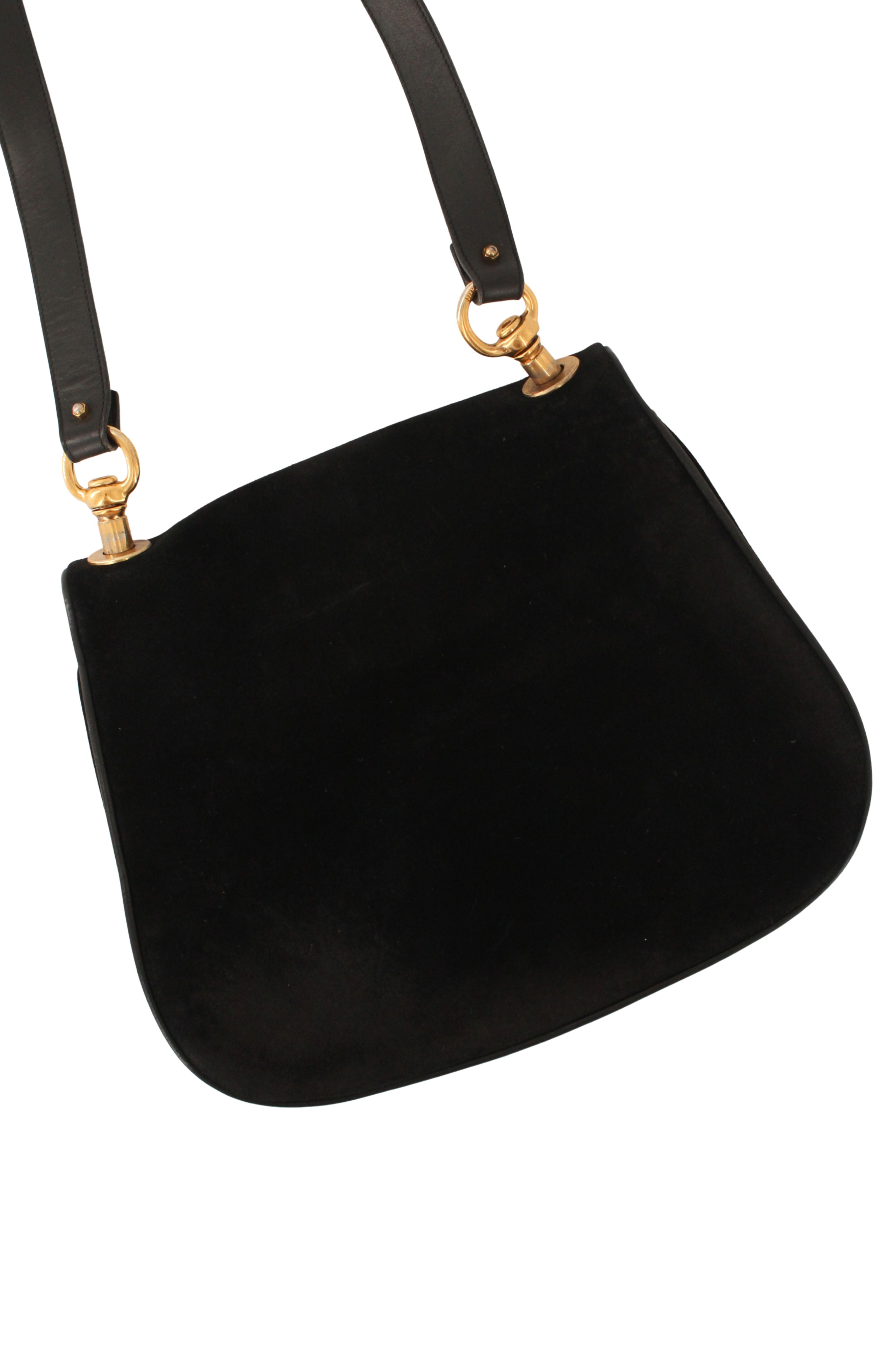Gucci <br> 1970's suede Blondie shoulder bag