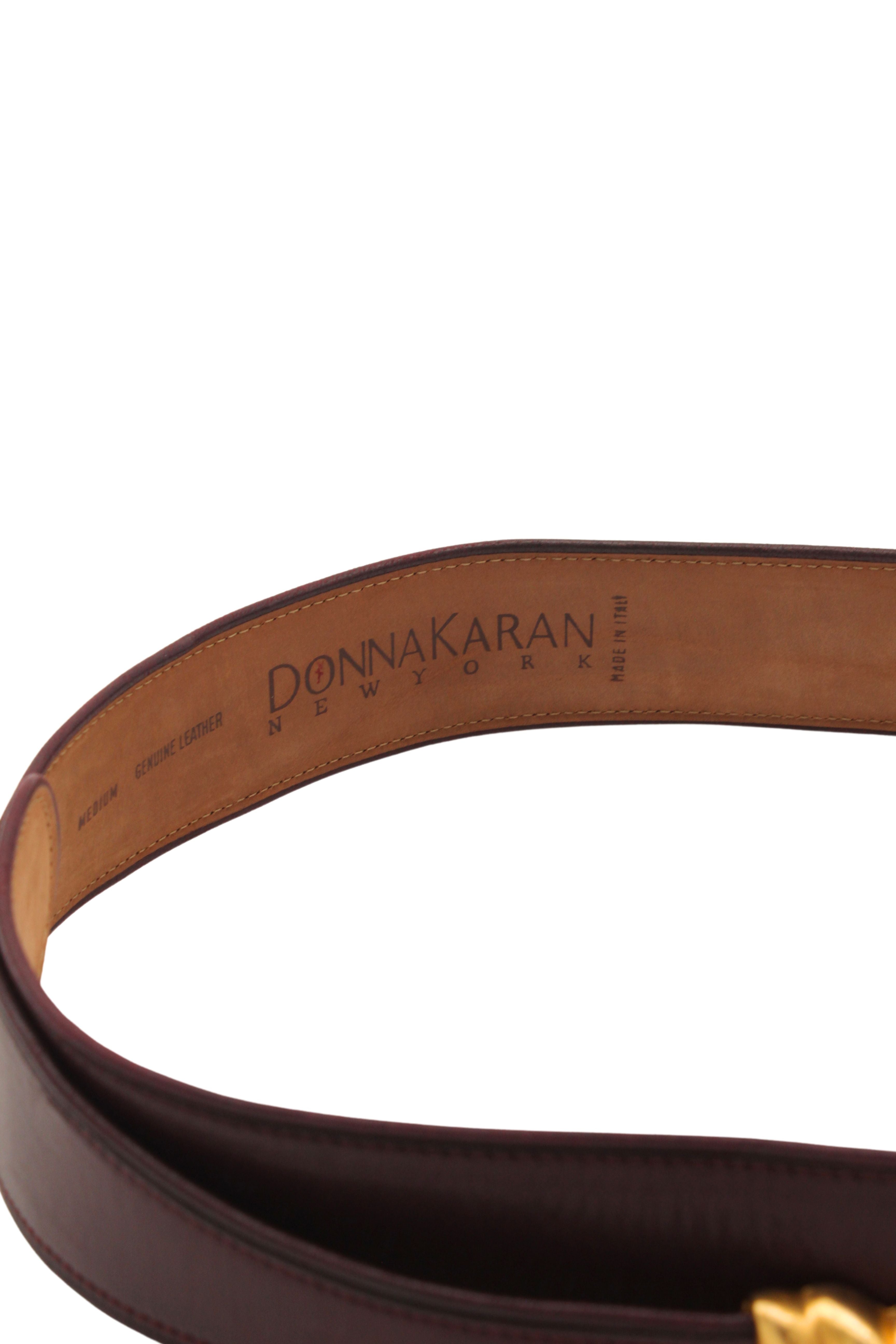 Donna Karan <br> 80's Robert Lee Morris buckle leather wrap belt