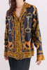Gucci <br> S/S 1993 campaign & runway silk scarf print shirt