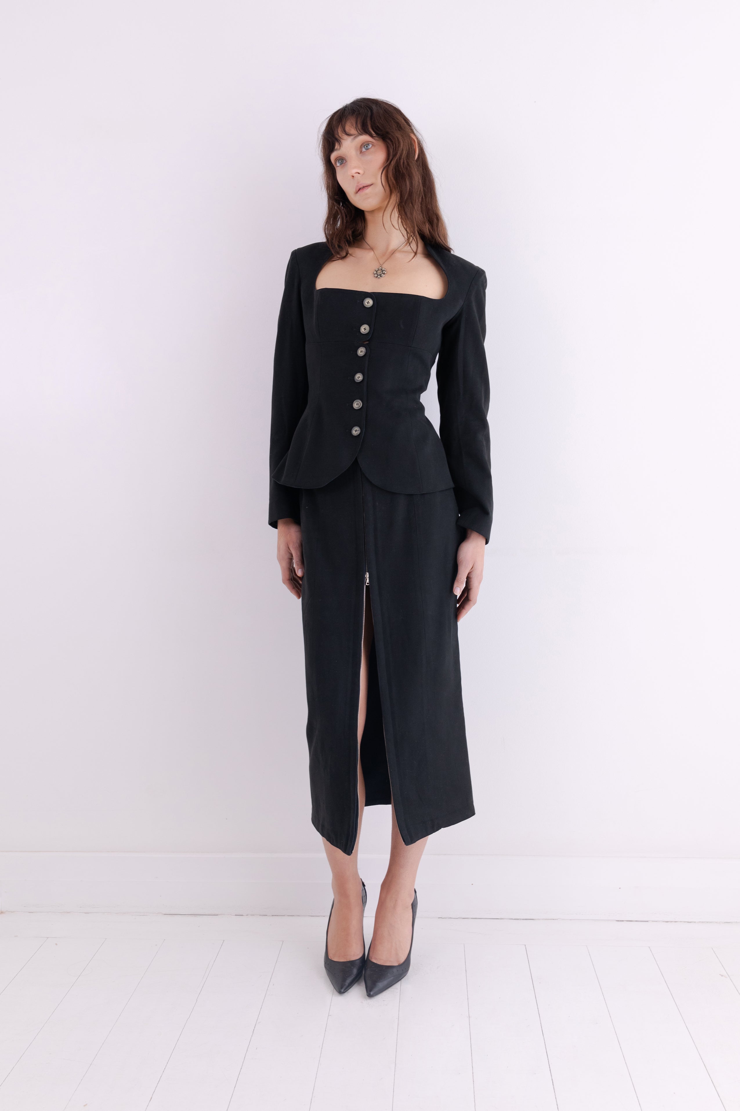 Alaïa <br> S/S 1992 tailored skirt suit
