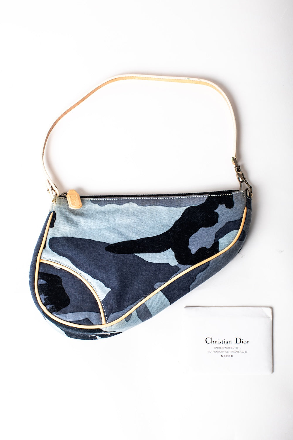 Christian Dior <br> Y2K Dior by John Galliano camo print mini saddle bag