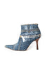 Dolce & Gabbana <br> 90's denim patchwork ankle boots