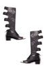 Chanel <br> F/W 2007 runway cut-out leather boots
