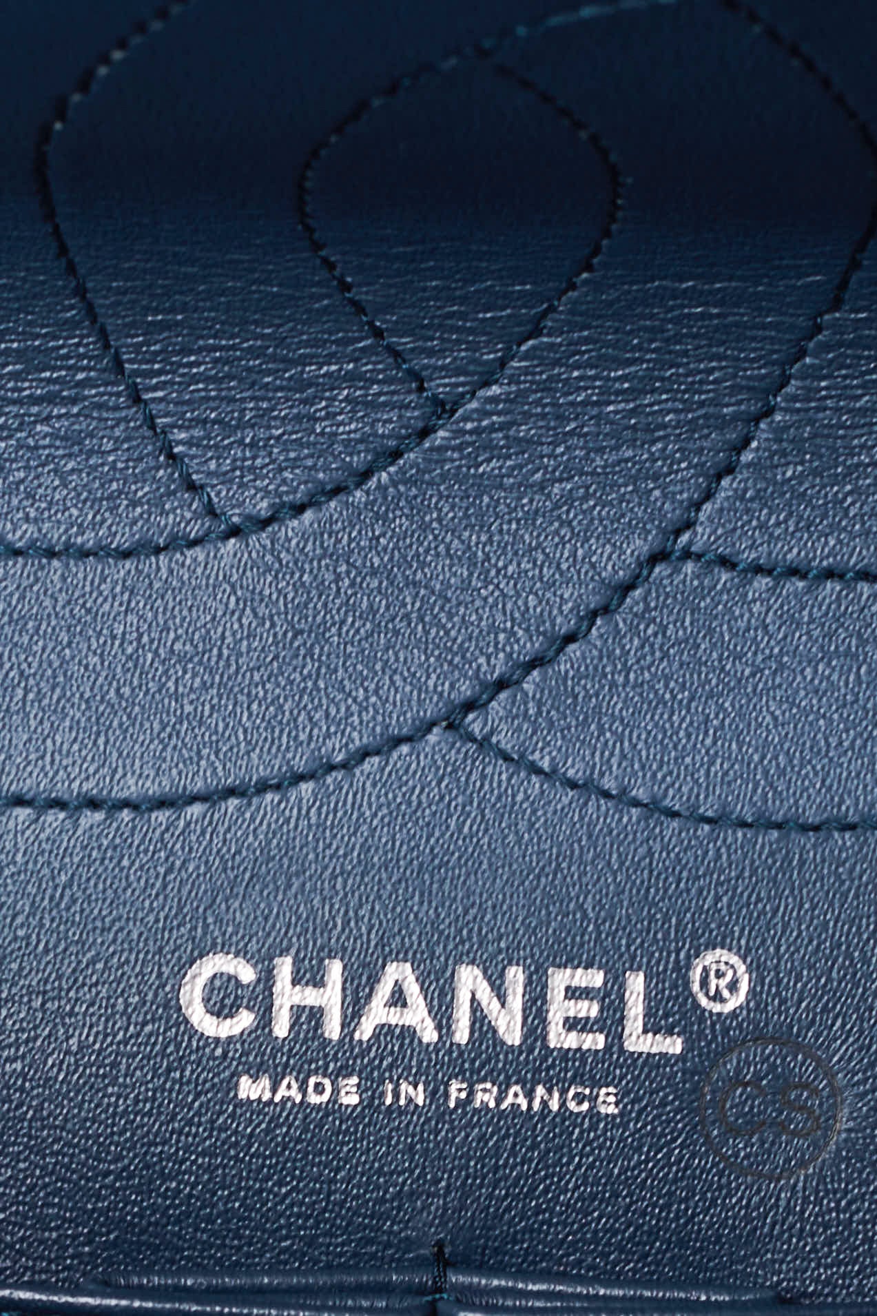 Chanel <br> Pre-Fall 2013 large 2.55 bag with gunmetal gray hardware