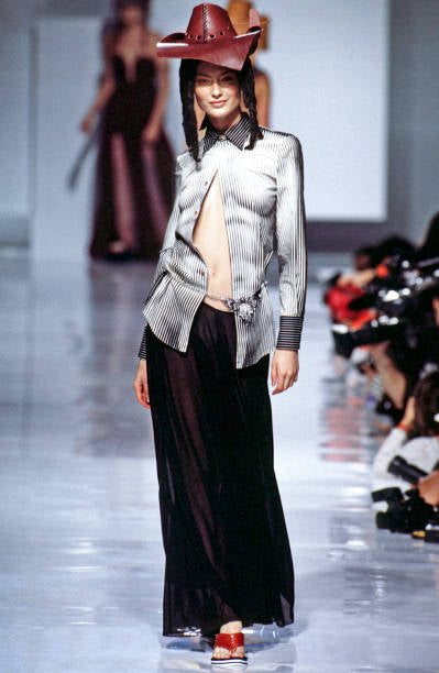 Jean Paul Gaultier <br> S/S 1996 Cyberbaba trompe l'oeil blazer
