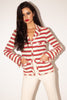 Chanel <br> S/S 2008 runway & campaign striped tweed blazer
