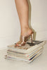 Giuseppe Zanotti <br> 00's gold fringed leather decorative heels