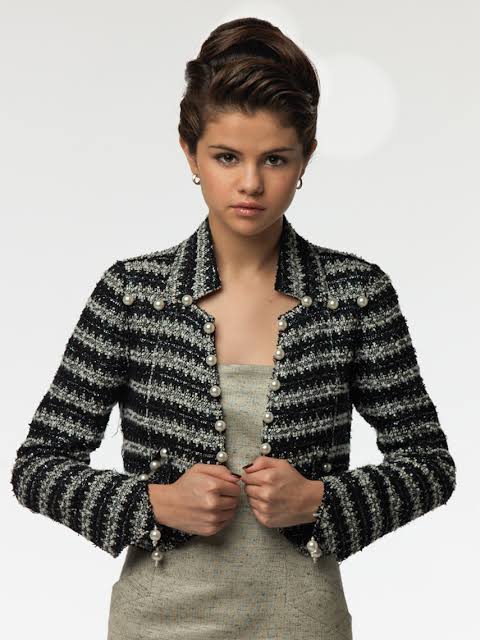 Marc Jacobs <br> c2010 pearl inset cropped tweed jacket