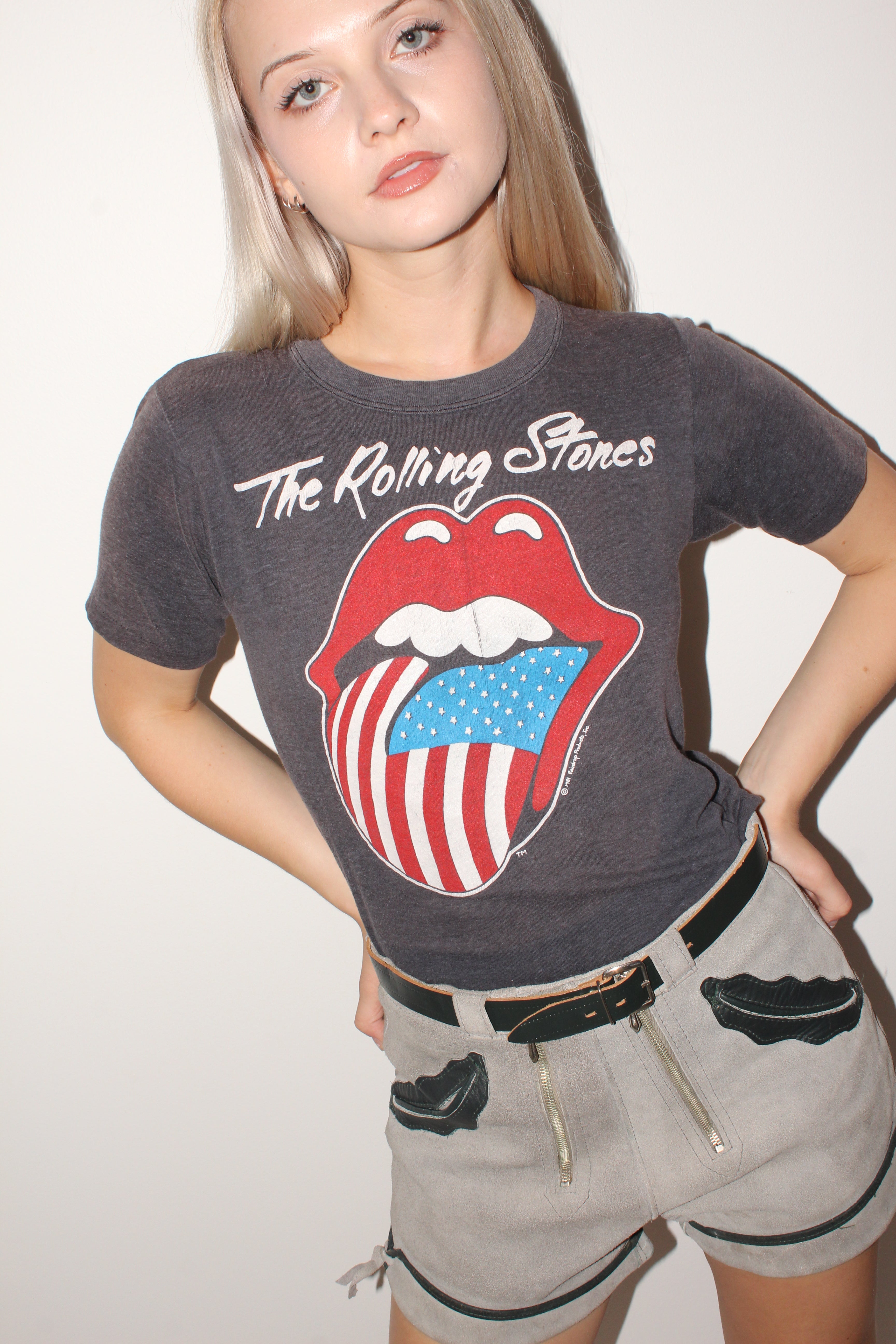 Vintage <br> 1981 Rolling Stones original single stitch tour t-shirt