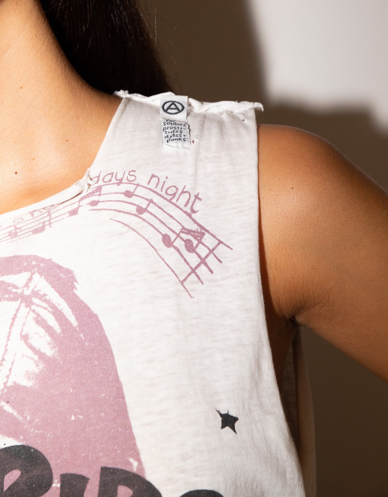 Vivienne Westwood <br> 70's Seditionaries Cambridge Rapist tank Top