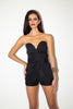 Yves Saint Laurent <br> 80's Rive Gauche strapless bustier with waist tie