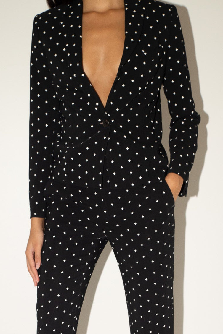 Givenchy <br> Pre-Fall 2015 Lookbook cross print tailored suit