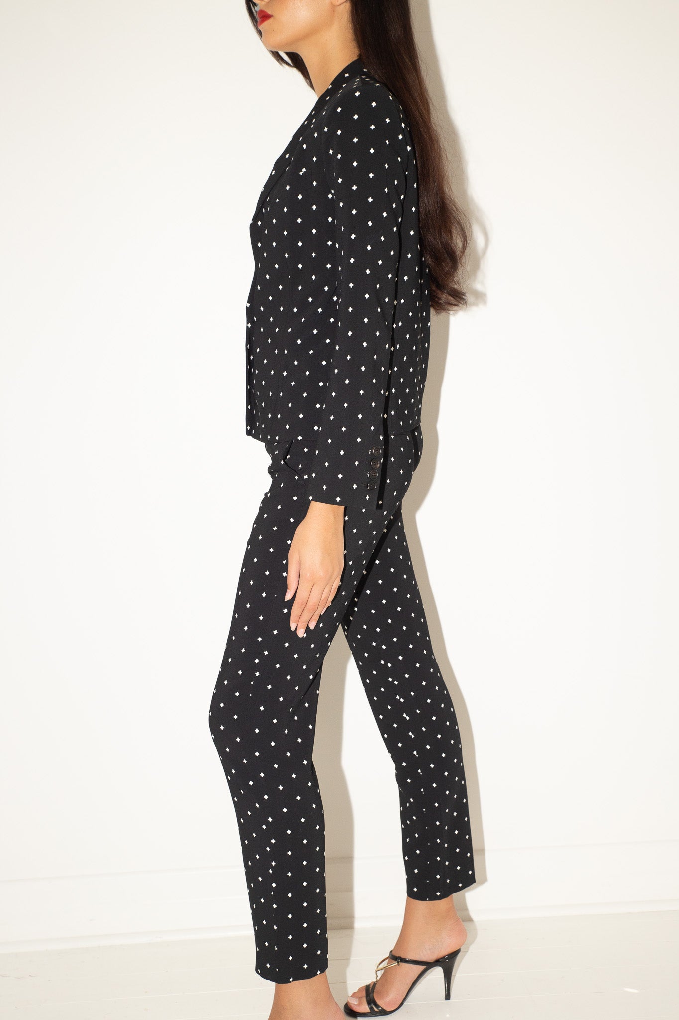 Givenchy <br> Pre-Fall 2015 Lookbook cross print tailored suit