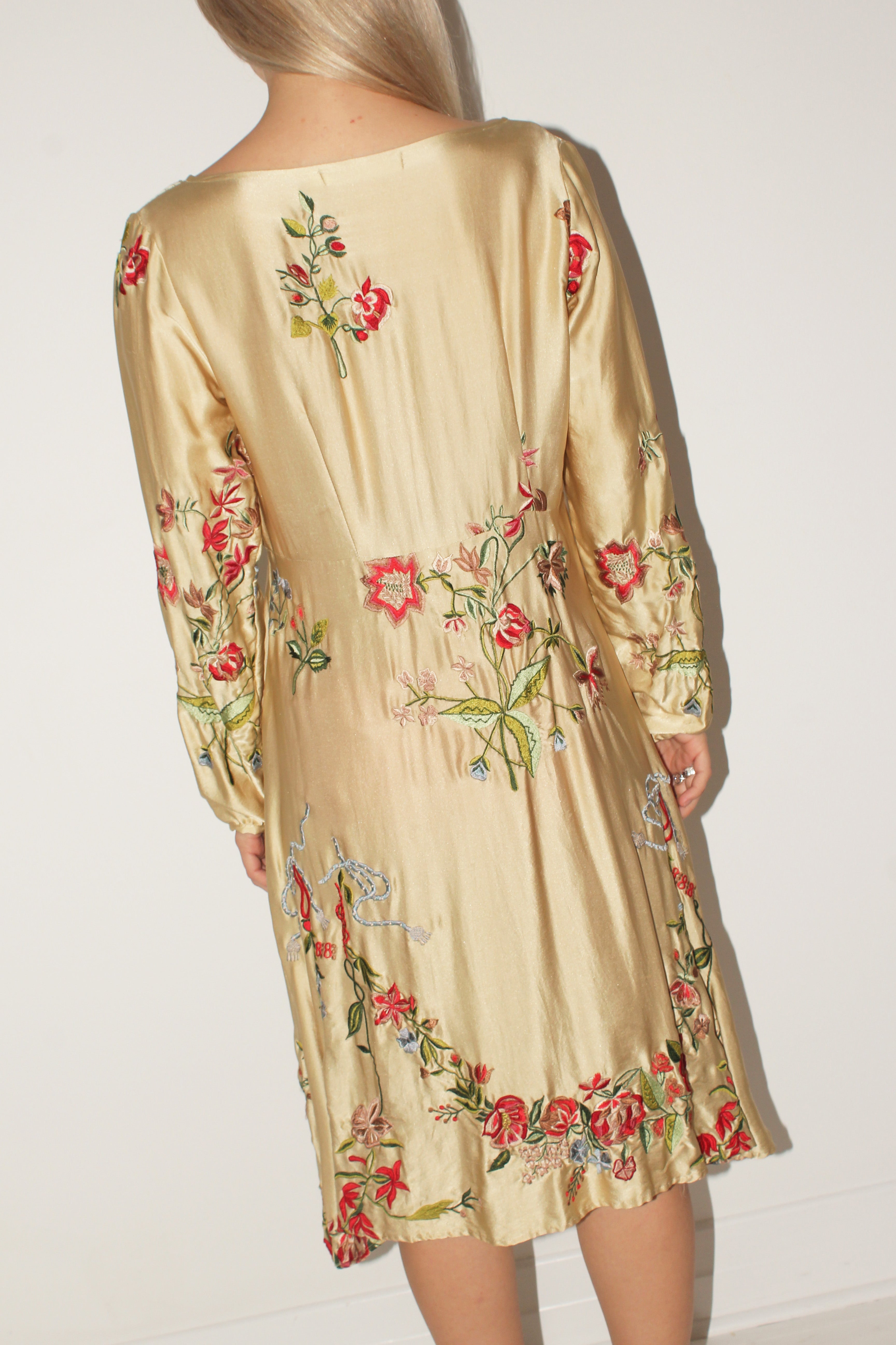 Trelise Cooper <br> 00's embroidered silk tunic dress