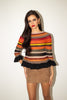 Christian Dior <br> Resort 2018 runway stripe knit crochet jumper