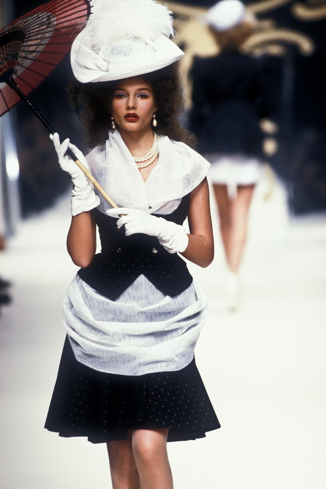 Vivienne Westwood <br> S/S 1995 'Erotic Zones' velvet & satin corset mini dress