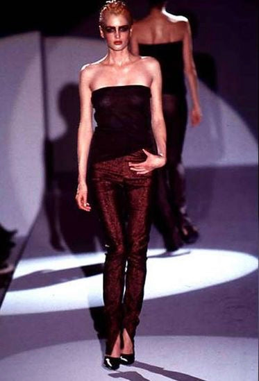 Gucci <br> S/S 1997 Tom Ford campaign & runway lurex pants