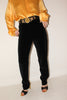Celine <br> 70's high-waisted velvet cigarette pants