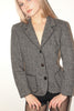 Blumarine <br> 90's tweed blazer with scalloped trim