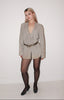 Emporio Armani <br> 2000's suede softly tailored jacket