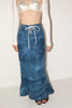 Voyage Amour <br> 90's deadstock lace-up maxi skirt