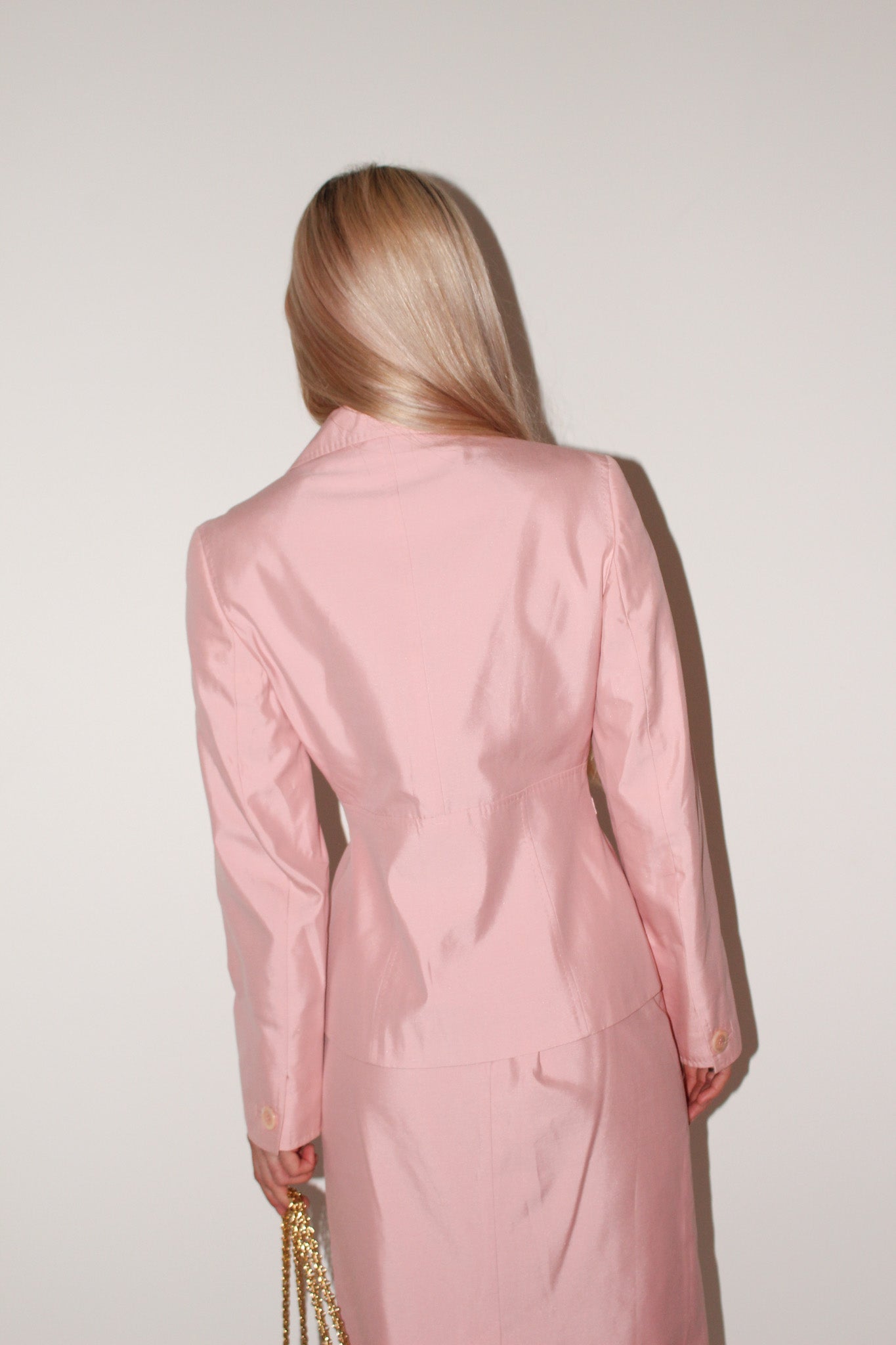 Max Mara <br> 90's Sportmax cotton/silk blend skirt suit