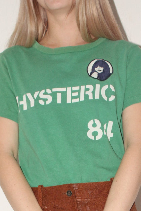 Hysteric Glamour <br> 2000's graphic print embroidered patch tee