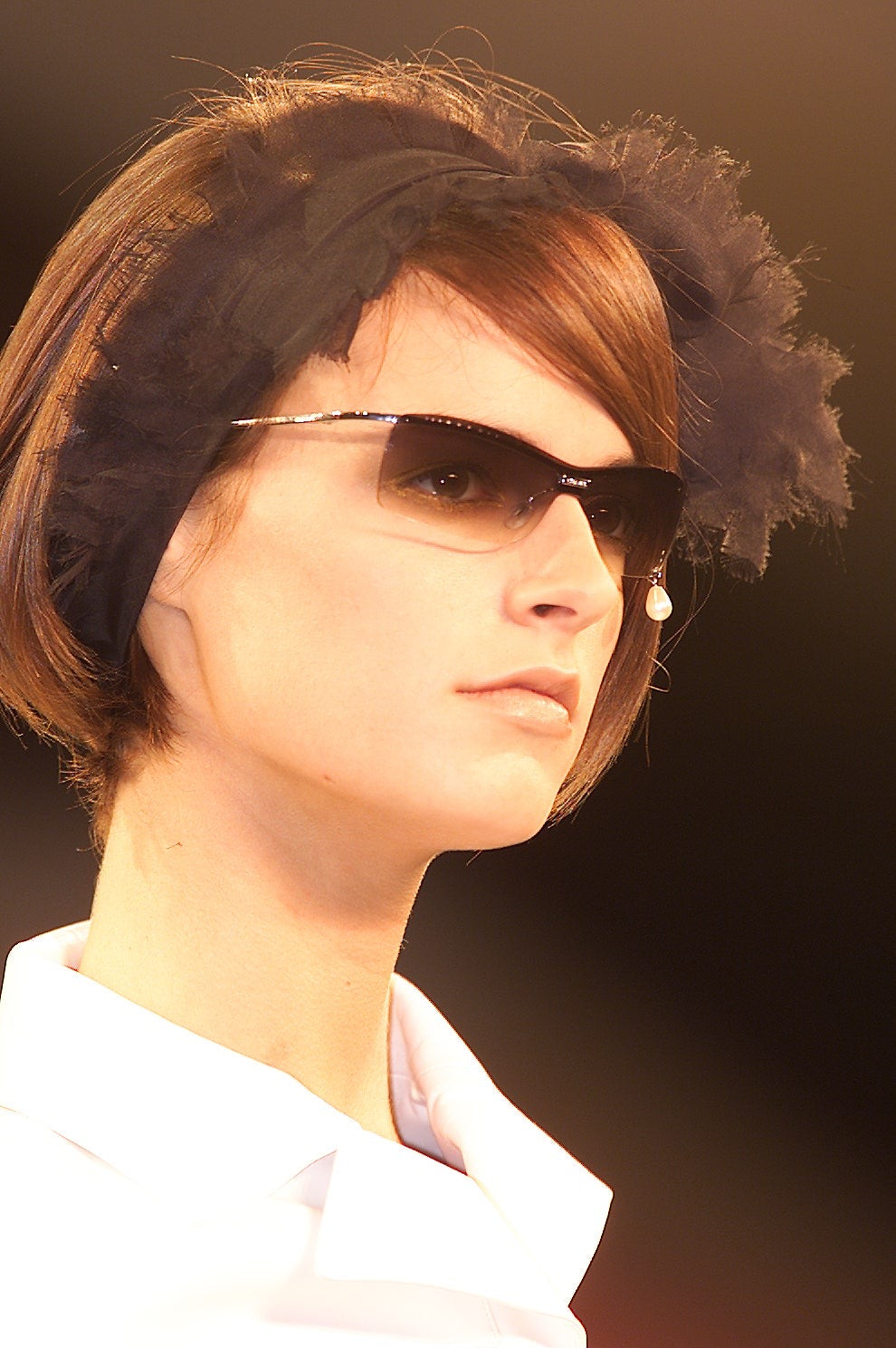 Chanel <br> S/S 2002 runway & campaign pearl teardrop sunglasses