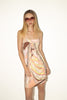 Emilio Pucci <br> S/S 2002 silk jersey tie front Emilio signed A-line dress