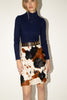 Katharine Hamnett <br> 90's faux fur cowhide print skirt