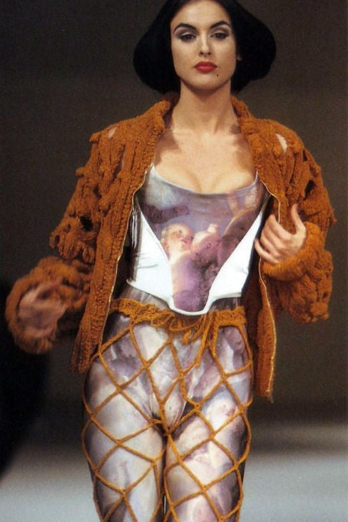 Vivienne Westwood <br> F/W 1991 'Dressing Up' Swarm Of Cupids gilt corset